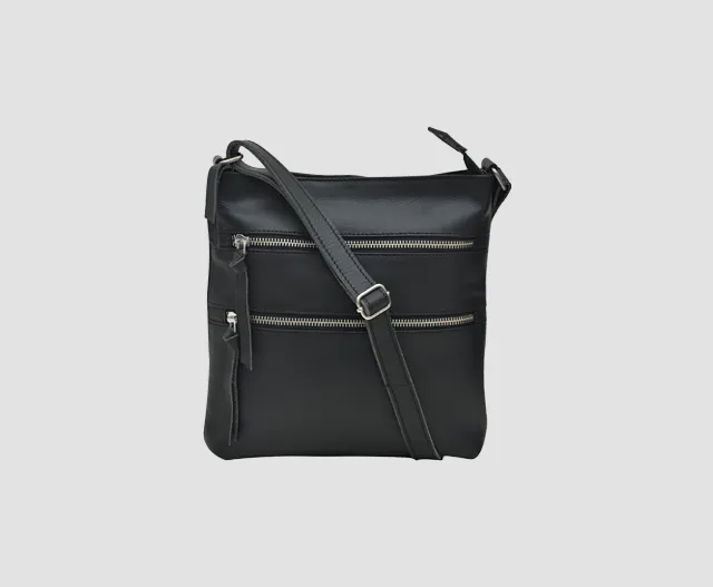 Leather Crossbody Bag #3051