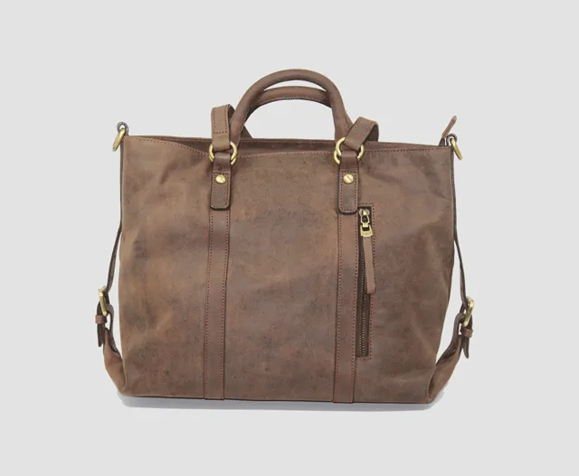 Large Leather Handbag #3044