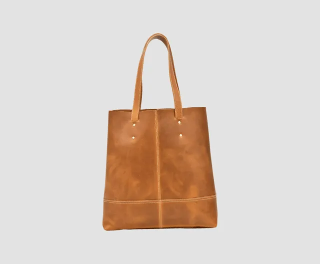 Leather Tote Bag #3043
