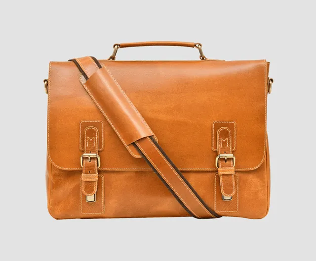 Classic Leather Laptop Bag #5030