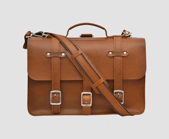 Leather Laptop Briefcase #5233