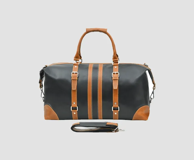 Travel Leather Duffle #4830