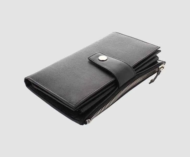 Women's Leather Zippered Wallet #2660